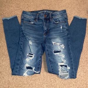 American Eagle Super Stretch Ripped Skinny…